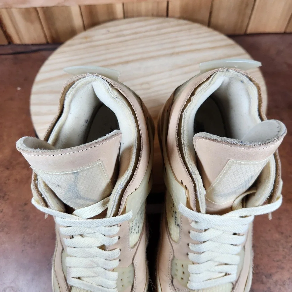 Nike Air Jordan 4 x Off-White‎ Sail CV9388-100 Women's 12.5 / Men's 11 Authentic